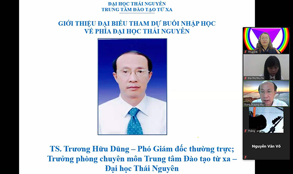Nhập học Online chương trình Học trực tuyến Đại học Thái Nguyên khóa AUM0120HN