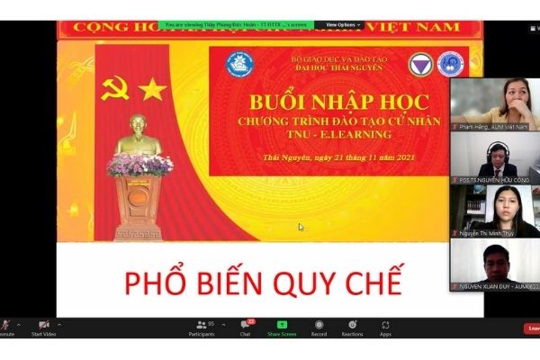 nhập học Online