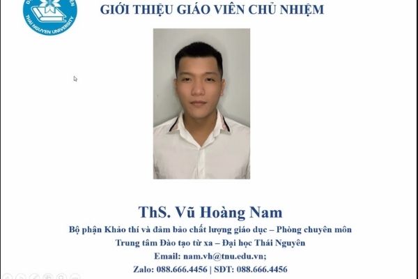 nhập học Online